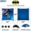 image:imageFranco Kids Bedding Soft Decorative Pillow Cover 15 in x 15 in Batman