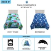 image:imageFranco Kids Bedding Soft Microfiber Comforter Twin BatmanBlues Clues
