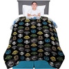 image:imageFranco Kids Bedding Soft Microfiber Comforter Twin BatmanJurassic World