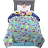 image:imageFranco Kids Bedding Soft Microfiber Comforter Twin BatmanSpongebob Squarepants