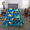 image:imageFranco Kids Bedding Soft Microfiber Comforter Twin BatmanSuper Mario