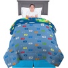 image:imageFranco Kids Bedding Soft Microfiber Comforter Twin BatmanSuper Mario