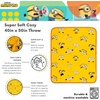 image:imageFranco Kids Bedding Soft Plush Micro Raschel Throw 46 in x 60 in Avatar The Last AirbenderMinions the Rise of Gru  Expressions