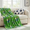 image:imageFranco Kids Bedding Soft Plush Micro Raschel Throw 46 in x 60 in Avatar The Last AirbenderPeanuts Soccer Field