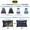 image:imageFranco Kids Bedding Super Soft Comforter and Sheet Set 4 Piece Twin Size BatmanBatman
