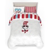 image:imageFranco Kids Bedding Super Soft Comforter and Sheet Set 4 Piece Twin Size BatmanCat in the Hat