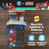 image:imageFranco Kids Bedding Super Soft Comforter and Sheet Set 4 Piece Twin Size BatmanDC X Sonic the Hedgehog