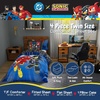 image:imageFranco Kids Bedding Super Soft Comforter and Sheet Set 4 Piece Twin Size BatmanDC X Sonic the Hedgehog