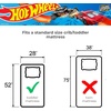 image:imageFranco Kids Bedding Super Soft Comforter and Sheet Set 4 Piece Twin Size BatmanHot Wheels