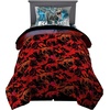 image:imageFranco Kids Bedding Super Soft Comforter and Sheet Set 4 Piece Twin Size BatmanJurassic World