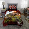 image:imageFranco Kids Bedding Super Soft Comforter and Sheet Set 4 Piece Twin Size BatmanJurassic World