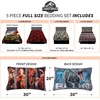 image:imageFranco Kids Bedding Super Soft Comforter and Sheet Set 4 Piece Twin Size BatmanJurassic World
