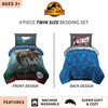 image:imageFranco Kids Bedding Super Soft Comforter and Sheet Set 4 Piece Twin Size BatmanJurassic World Dominion