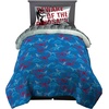 image:imageFranco Kids Bedding Super Soft Comforter and Sheet Set 4 Piece Twin Size BatmanJurassic World Dominion