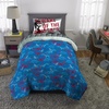image:imageFranco Kids Bedding Super Soft Comforter and Sheet Set 4 Piece Twin Size BatmanJurassic World Dominion