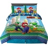 image:imageFranco Kids Bedding Super Soft Comforter and Sheet Set 4 Piece Twin Size BatmanMario