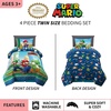 image:imageFranco Kids Bedding Super Soft Comforter and Sheet Set 4 Piece Twin Size BatmanMario