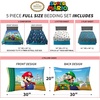 image:imageFranco Kids Bedding Super Soft Comforter and Sheet Set 4 Piece Twin Size BatmanMario