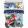 image:imageFranco Kids Bedding Super Soft Comforter and Sheet Set 4 Piece Twin Size BatmanMario Kart