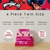 image:imageFranco Kids Bedding Super Soft Comforter and Sheet Set 4 Piece Twin Size BatmanMiraculous Ladybug