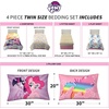 image:imageFranco Kids Bedding Super Soft Comforter and Sheet Set 4 Piece Twin Size BatmanMy Little Pony
