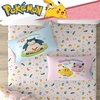 image:imageFranco Kids Bedding Super Soft Comforter and Sheet Set 4 Piece Twin Size BatmanPokemon  Snorlax