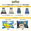 image:imageFranco Kids Bedding Super Soft Comforter and Sheet Set 4 Piece Twin Size BatmanPokemon