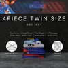 image:imageFranco Kids Bedding Super Soft Comforter and Sheet Set 4 Piece Twin Size BatmanSonic the Hedgehog 3