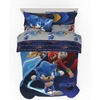 image:imageFranco Kids Bedding Super Soft Comforter and Sheet Set 4 Piece Twin Size BatmanSonic the Hedgehog 3