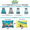 image:imageFranco Kids Bedding Super Soft Comforter and Sheet Set 4 Piece Twin Size BatmanSpongebob