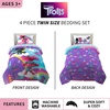 image:imageFranco Kids Bedding Super Soft Comforter and Sheet Set 4 Piece Twin Size BatmanTrolls World Tour
