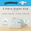 image:imageFranco Kids Bedding Super Soft Comforter and Sheet Set with Sham 5 Piece Twin Size Hello KittyBlue  Cinnamoroll