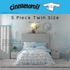 image:imageFranco Kids Bedding Super Soft Comforter and Sheet Set with Sham 5 Piece Twin Size Hello KittyCinnamoroll