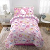 image:imageFranco Kids Bedding Super Soft Comforter and Sheet Set with Sham 5 Piece Twin Size Hello KittyHello Kitty  Rainbow Garden