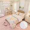 image:imageFranco Kids Bedding Super Soft Comforter and Sheet Set with Sham 5 Piece Twin Size Hello KittyYellow  Care Bears