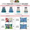 image:imageFranco Kids Bedding Super Soft Comforter and Sheet Set with Sham 7 Piece Full Size Paw PatrolMario