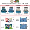 image:imageFranco Kids Bedding Super Soft Comforter and Sheet Set with Sham 7 Piece Full Size Paw PatrolMario