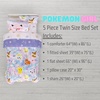 image:imageFranco Kids Bedding Super Soft Comforter and Sheet Set with Sham 7 Piece Full Size Paw PatrolPokemon Girl