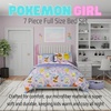 image:imageFranco Kids Bedding Super Soft Comforter and Sheet Set with Sham 7 Piece Full Size Paw PatrolPokemon Girl