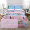 image:imageFranco Kids Bedding Super Soft Comforter and Sheet Set with Sham 7 Piece Full Size Paw PatrolSuper Mario Girl