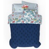 image:imageFranco Kids Bedding Super Soft Comforter and Sheet Set with Sham 7 Piece Full Size Paw PatrolThe Smurfs  Blue Original