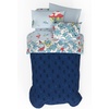 image:imageFranco Kids Bedding Super Soft Comforter and Sheet Set with Sham 7 Piece Full Size Paw PatrolThe Smurfs  Blue Original