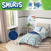 image:imageFranco Kids Bedding Super Soft Comforter and Sheet Set with Sham 7 Piece Full Size Paw PatrolThe Smurfs  Blue Original