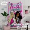 image:imageFranco Kids Bedding Super Soft Micro Raschel Throw 46 in x 60 in BarbieMulticolour