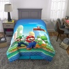 image:imageFranco Kids Bedding Super Soft Microfiber Reversible Comforter TwinFull Paw PatrolMario