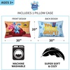 image:imageFranco Kids Bedding Super Soft Microfiber Reversible Pillowcase 20 in x 30 in Sonic The HedgehogBlues Clues