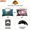 image:imageFranco Kids Bedding Super Soft Microfiber Reversible Pillowcase 20 in x 30 in Sonic The HedgehogJurassic World Dominion
