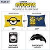 image:imageFranco Kids Bedding Super Soft Microfiber Reversible Pillowcase 20 in x 30 in Sonic The HedgehogMinions the Rise of Gru