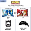 image:imageFranco Kids Bedding Super Soft Microfiber Reversible Pillowcase 20 in x 30 in Sonic The HedgehogSonic the Hedgehog