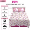 image:imageFranco Kids Bedding Super Soft Microfiber Sheet Set Full Hello KittyFull